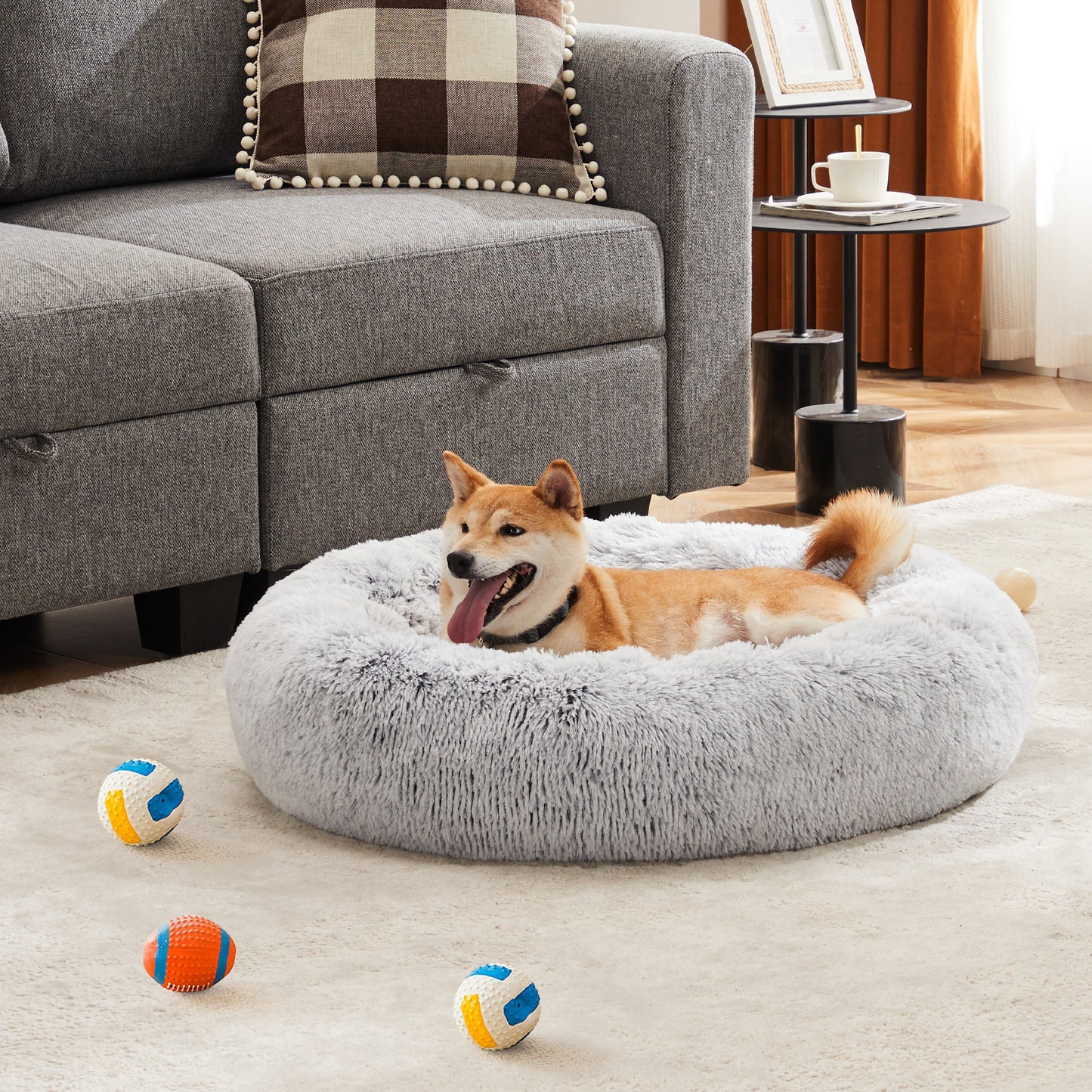 Calming Anti-Anxiety Dog Bed