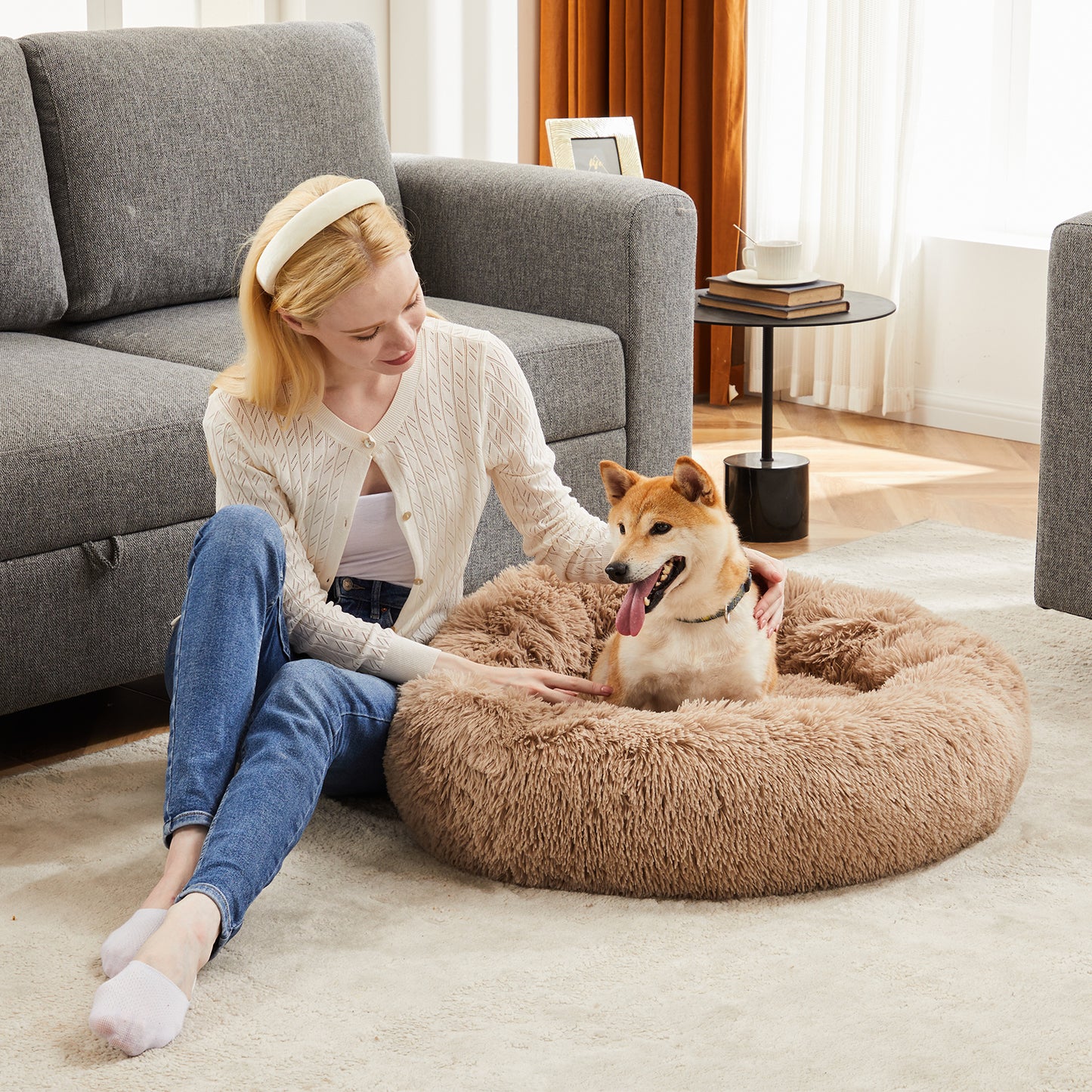 Calming Anti-Anxiety Dog Bed