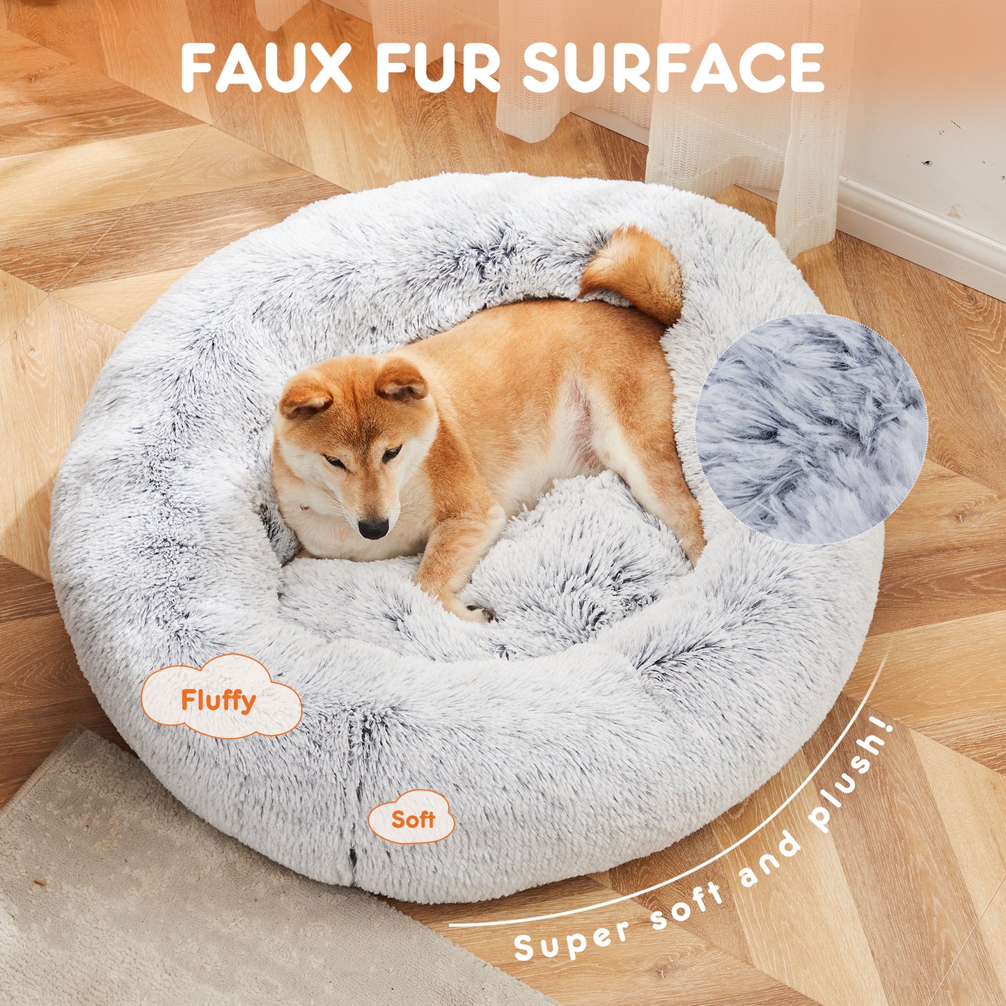 Calming Anti-Anxiety Dog Bed