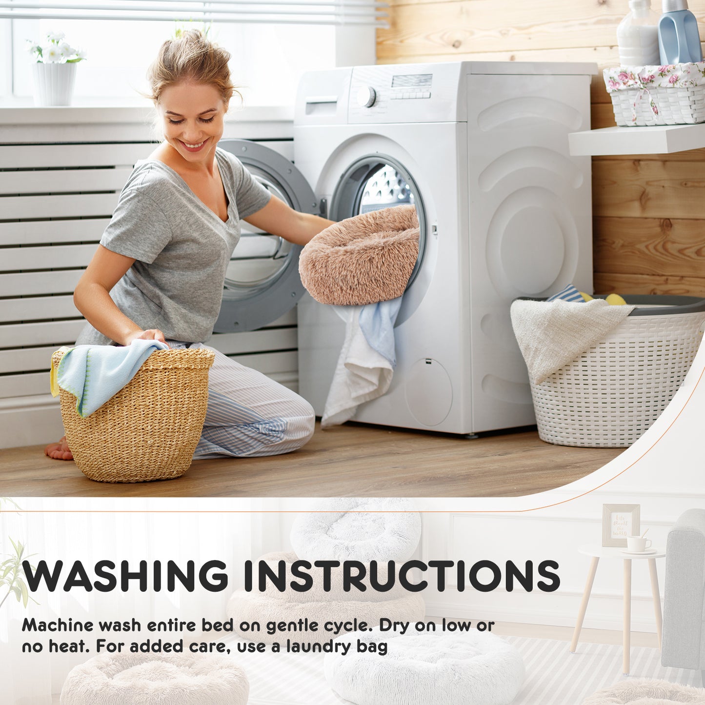 Calming Anti-Anxiety Dog Bed