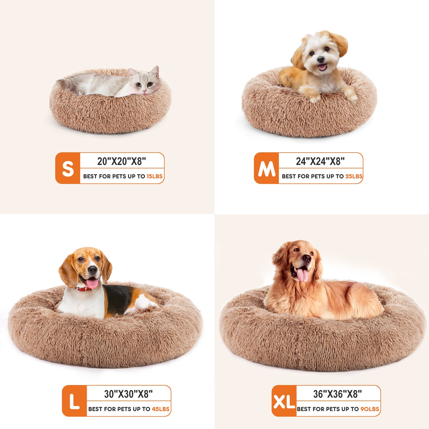 Calming Anti-Anxiety Dog Bed