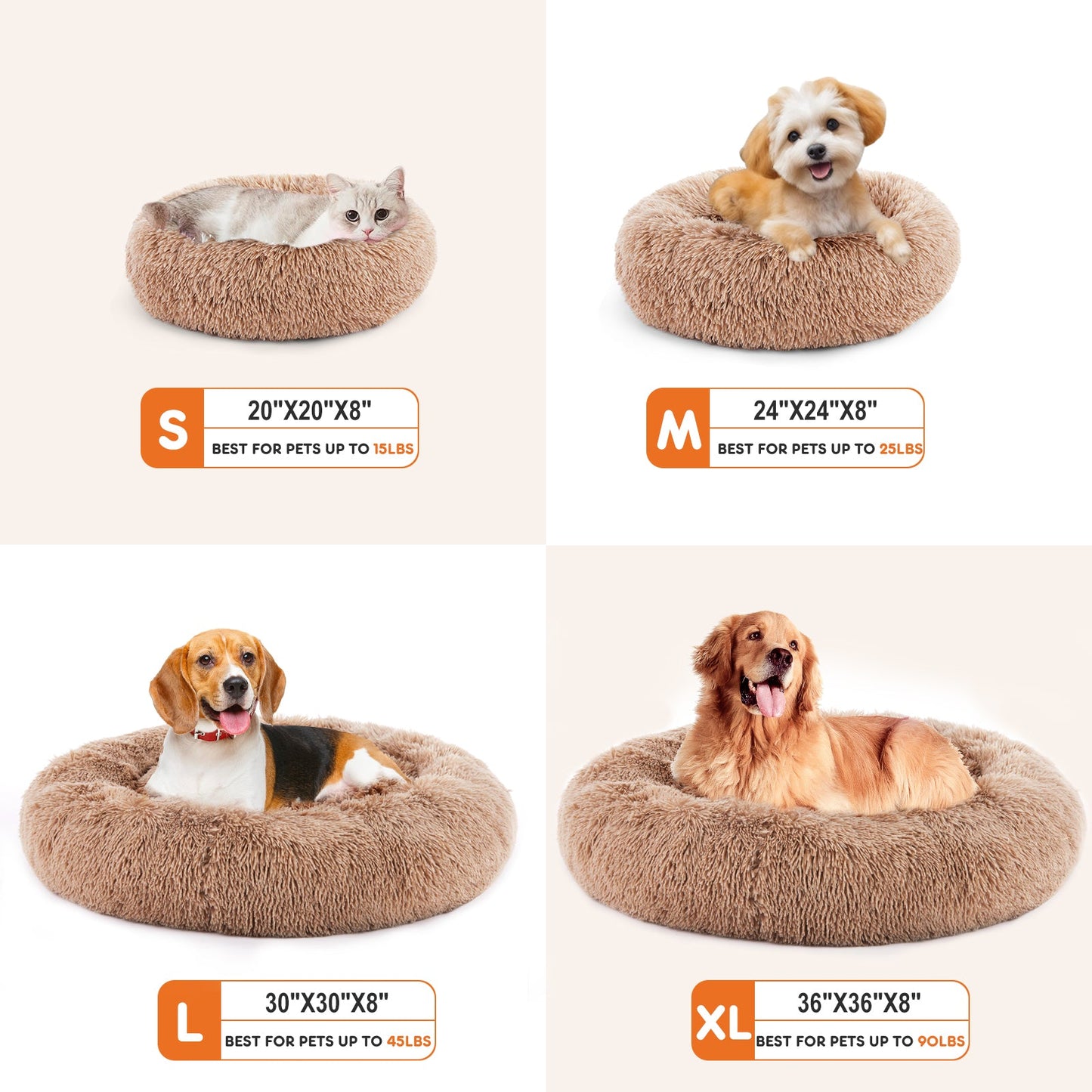 Calming Anti-Anxiety Dog Bed